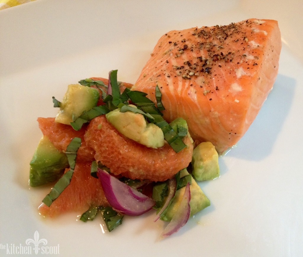 Salmon with OrangeAvocado Salsa The Kitchen Scout