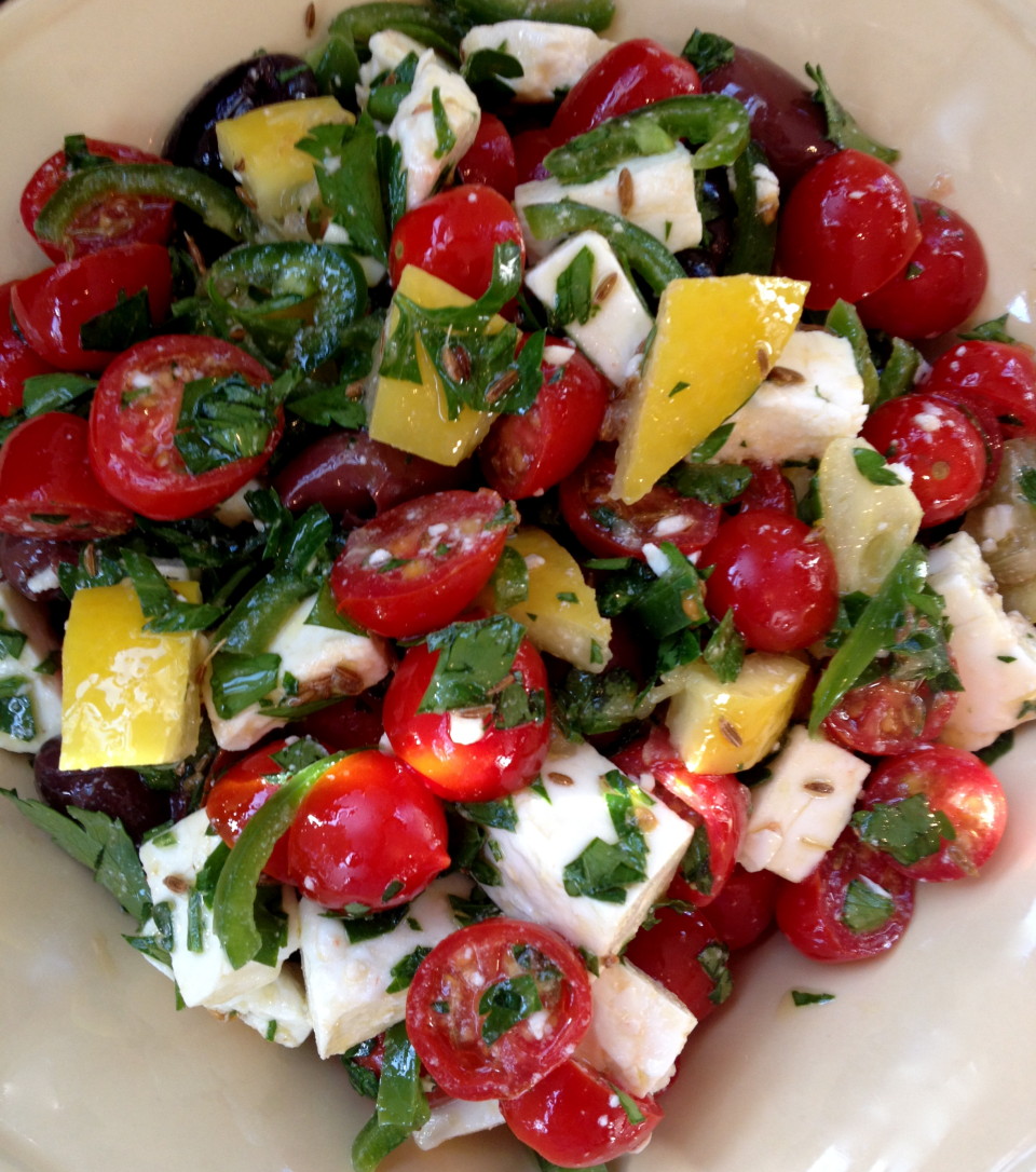 Tomato, Feta & Preserved Lemon Salad The Kitchen Scout