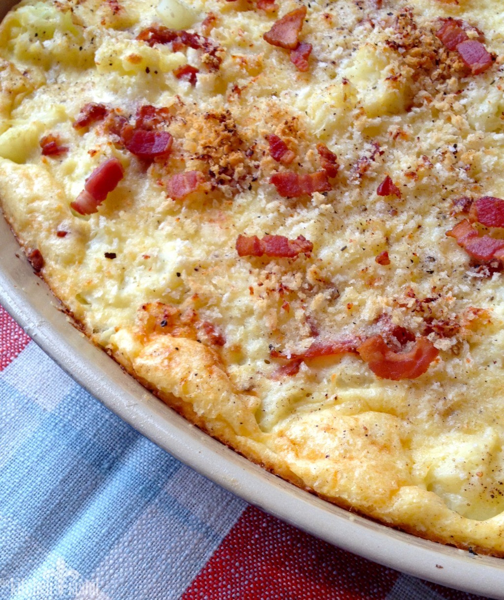 CauliflowerBacon Gratin The Kitchen Scout