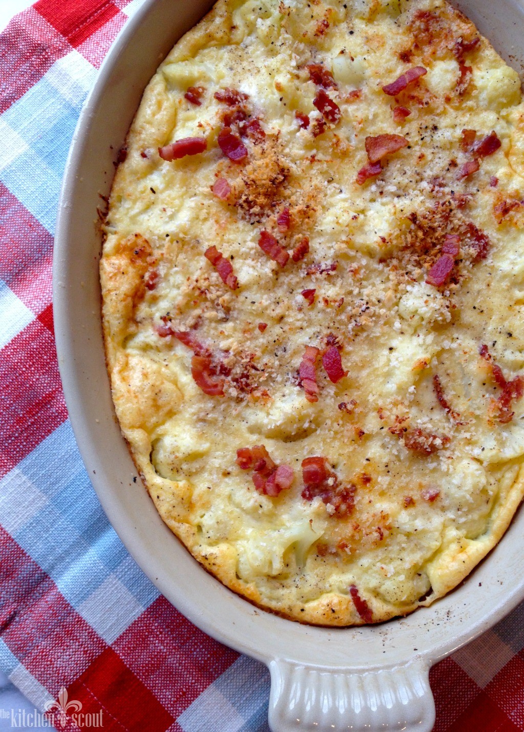 CauliflowerBacon Gratin The Kitchen Scout