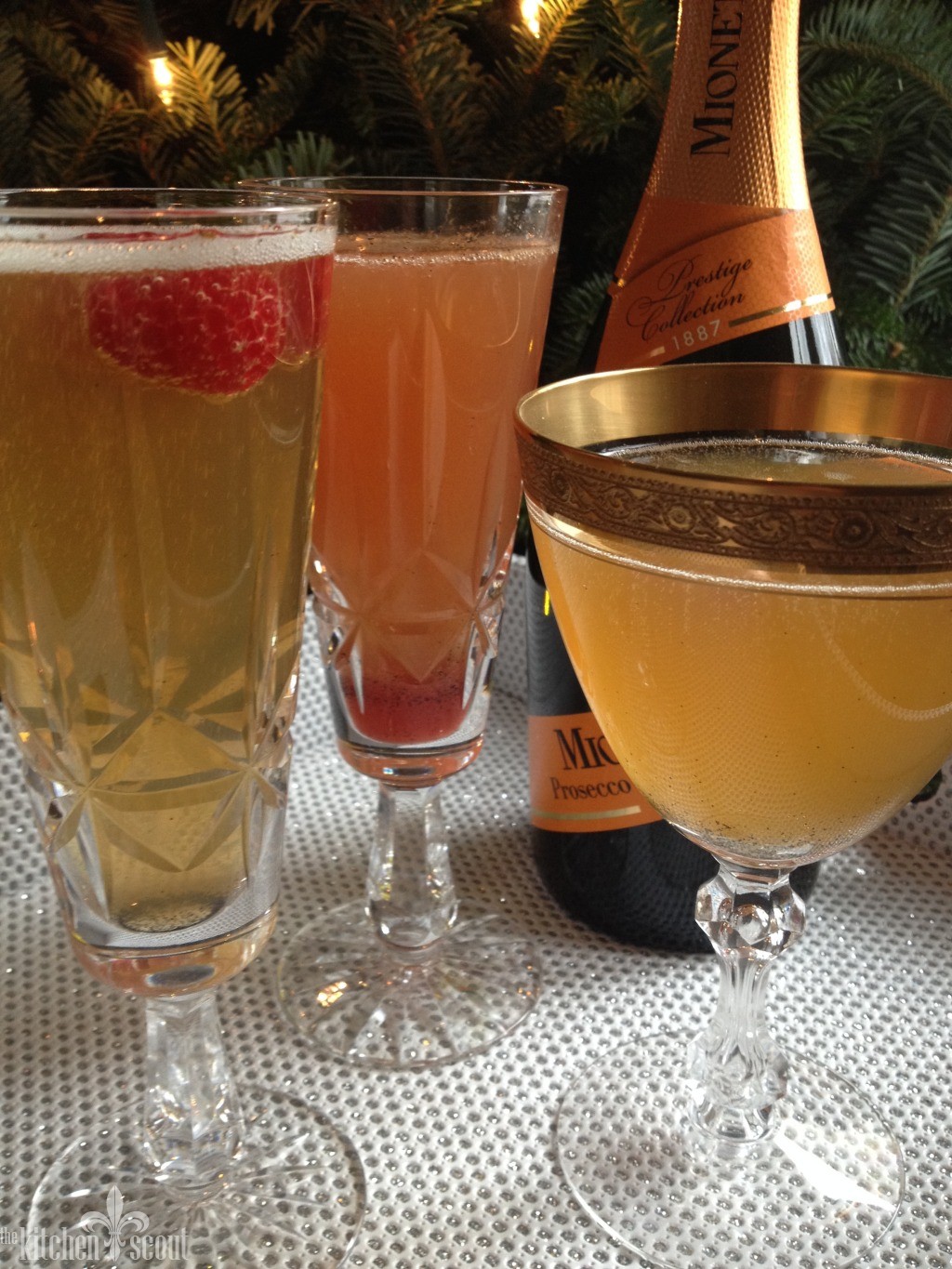 The Bourbon & Bubbles Cocktail The Kitchen Scout