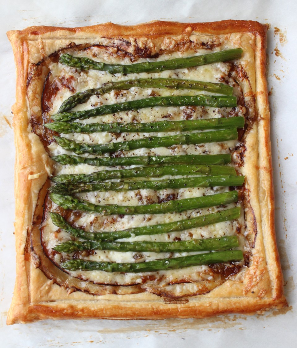 Asparagus, Ham and Gruyere Tart The Kitchen Scout