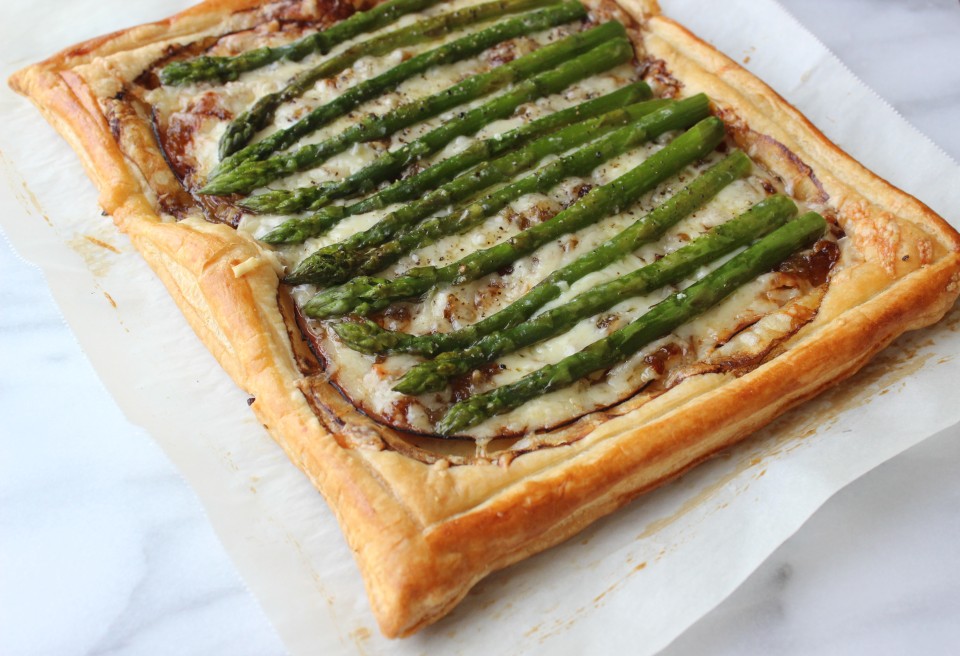 Asparagus, Ham and Gruyere Tart The Kitchen Scout