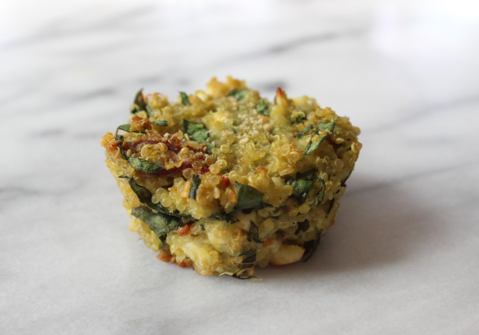Quinoa Spinach & Feta Bites The Kitchen Scout