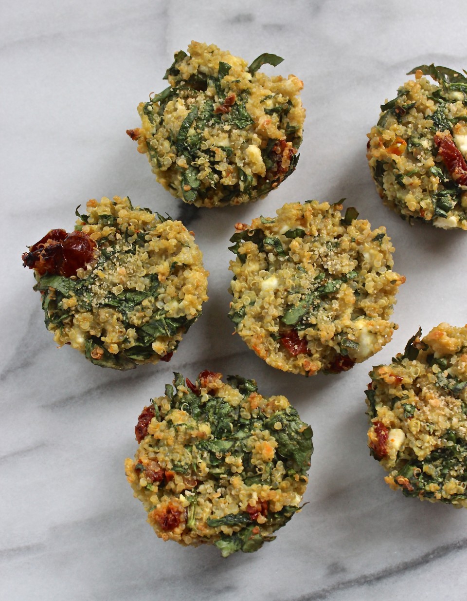 Quinoa Spinach & Feta Bites The Kitchen Scout