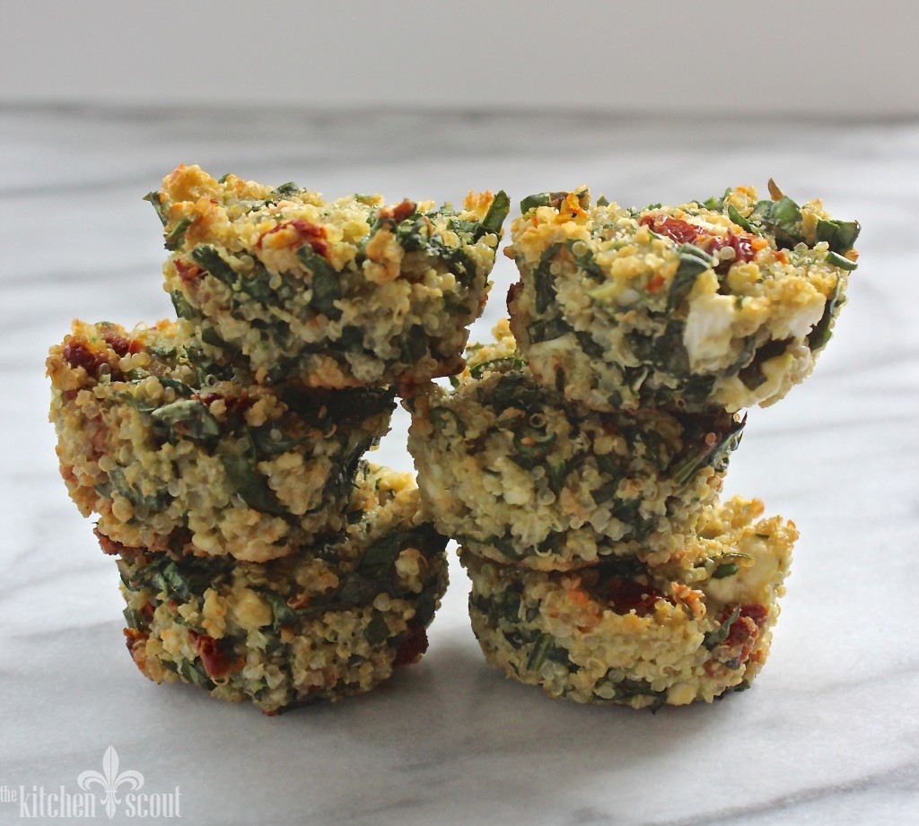 Quinoa Spinach & Feta Bites The Kitchen Scout