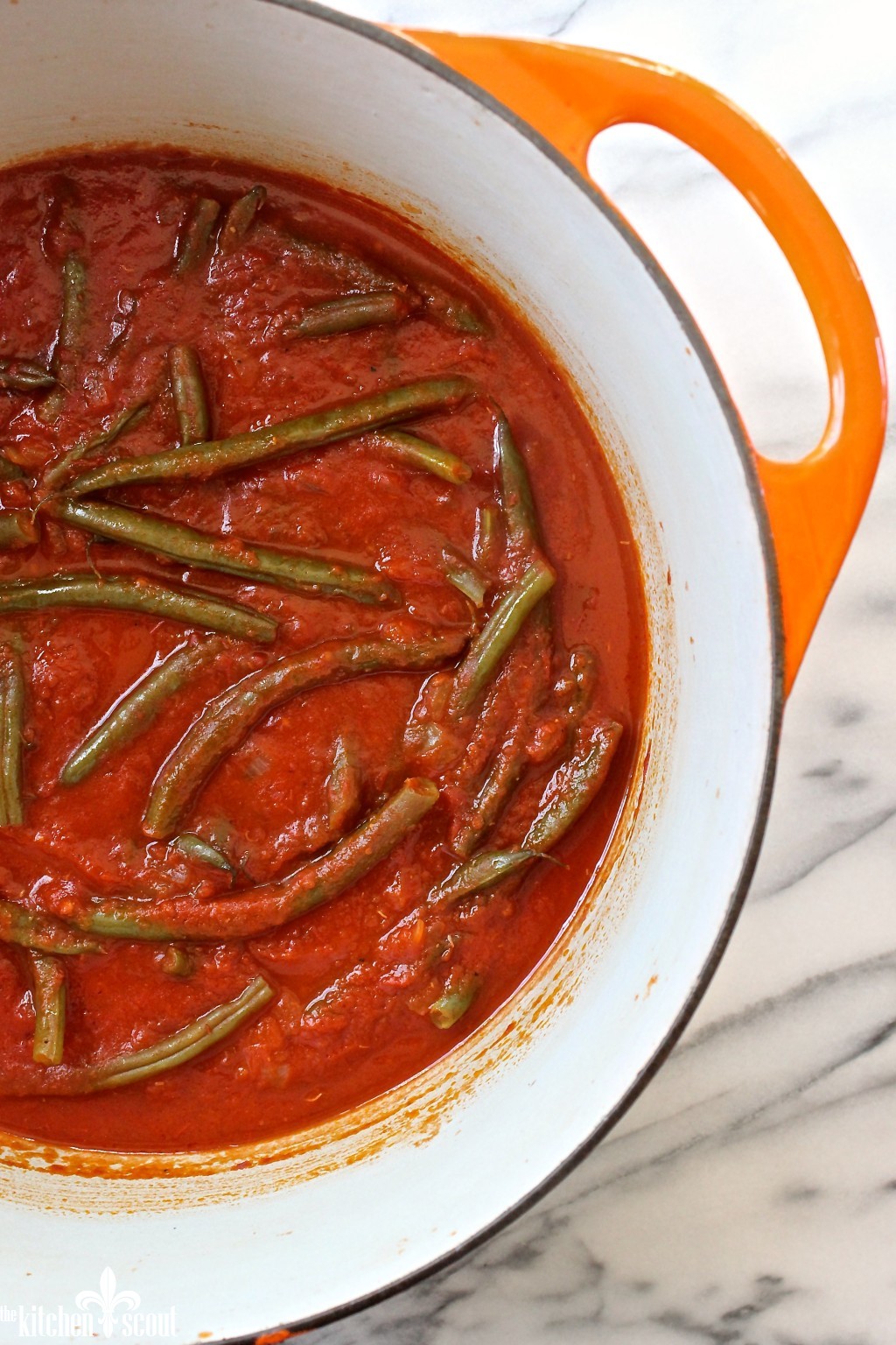 Green Beans with Tomato Sauce (Fassoulia) The Kitchen Scout