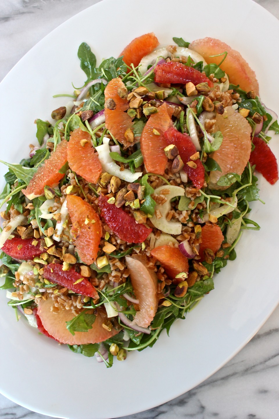 Farro, Citrus and Arugula Salad The Kitchen Scout