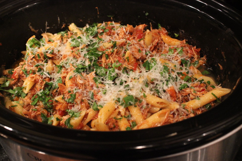Slow Cooker Turkey Ragu with Penne The Kitchen Scout
