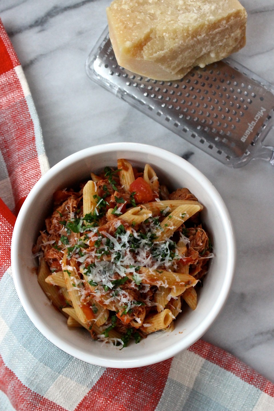 Slow Cooker Turkey Ragu with Penne The Kitchen Scout