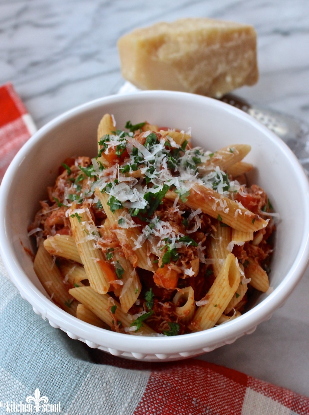 Slow Cooker Turkey Ragu with Penne The Kitchen Scout