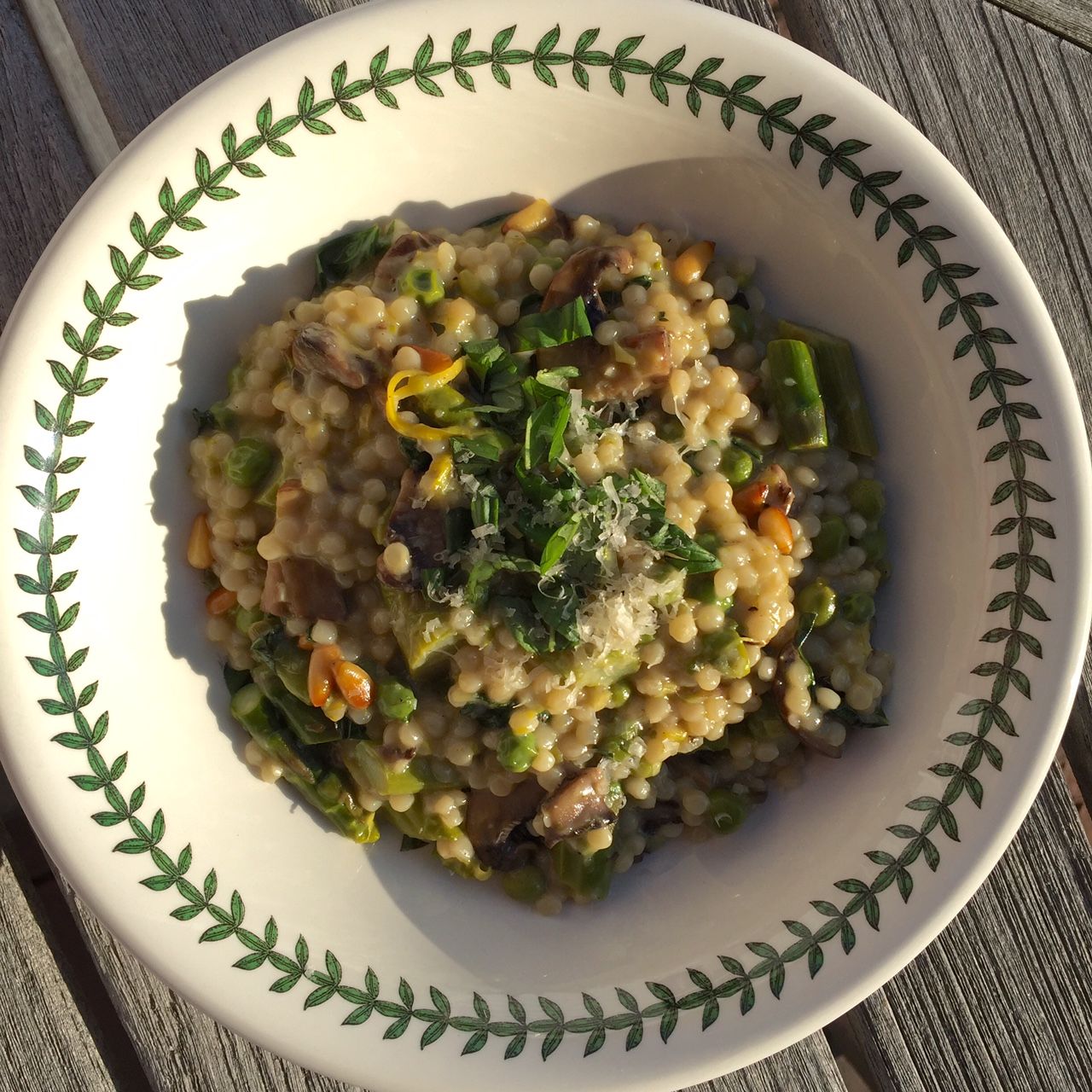 Israeli Couscous Primavera The Kitchen Scout