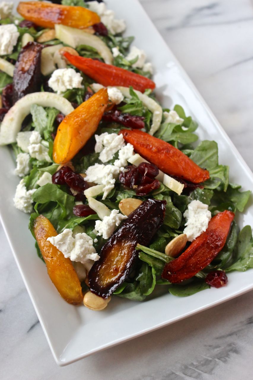 Maple Roasted Carrot Salad The Kitchen Scout