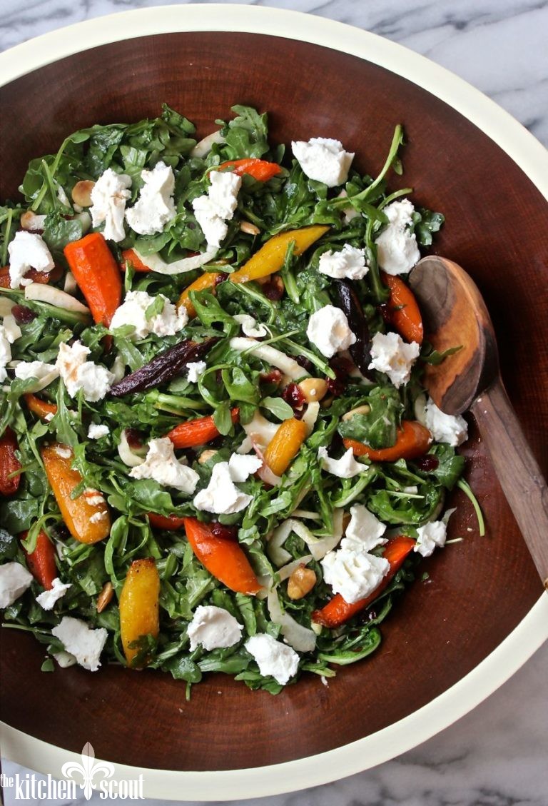 Maple Roasted Carrot Salad The Kitchen Scout