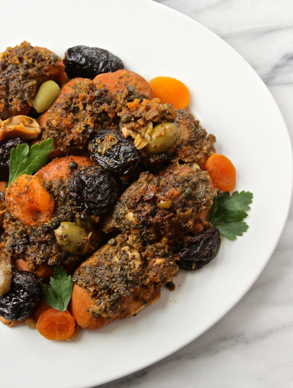 Slow Cooker Chicken Marbella The Kitchen Scout