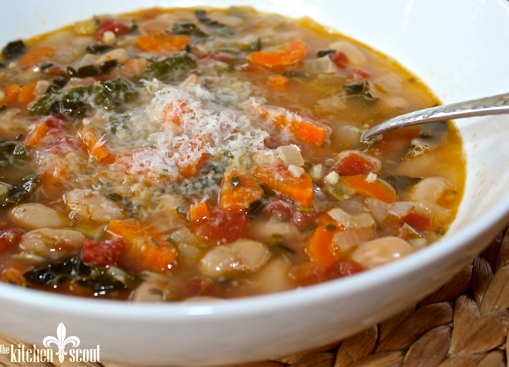 Tuscan White Bean and Kale Soup | The Kitchen Scout
