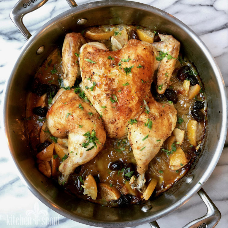 Skillet Roasted Chicken with Preserved Lemons and Olives | The Kitchen ...