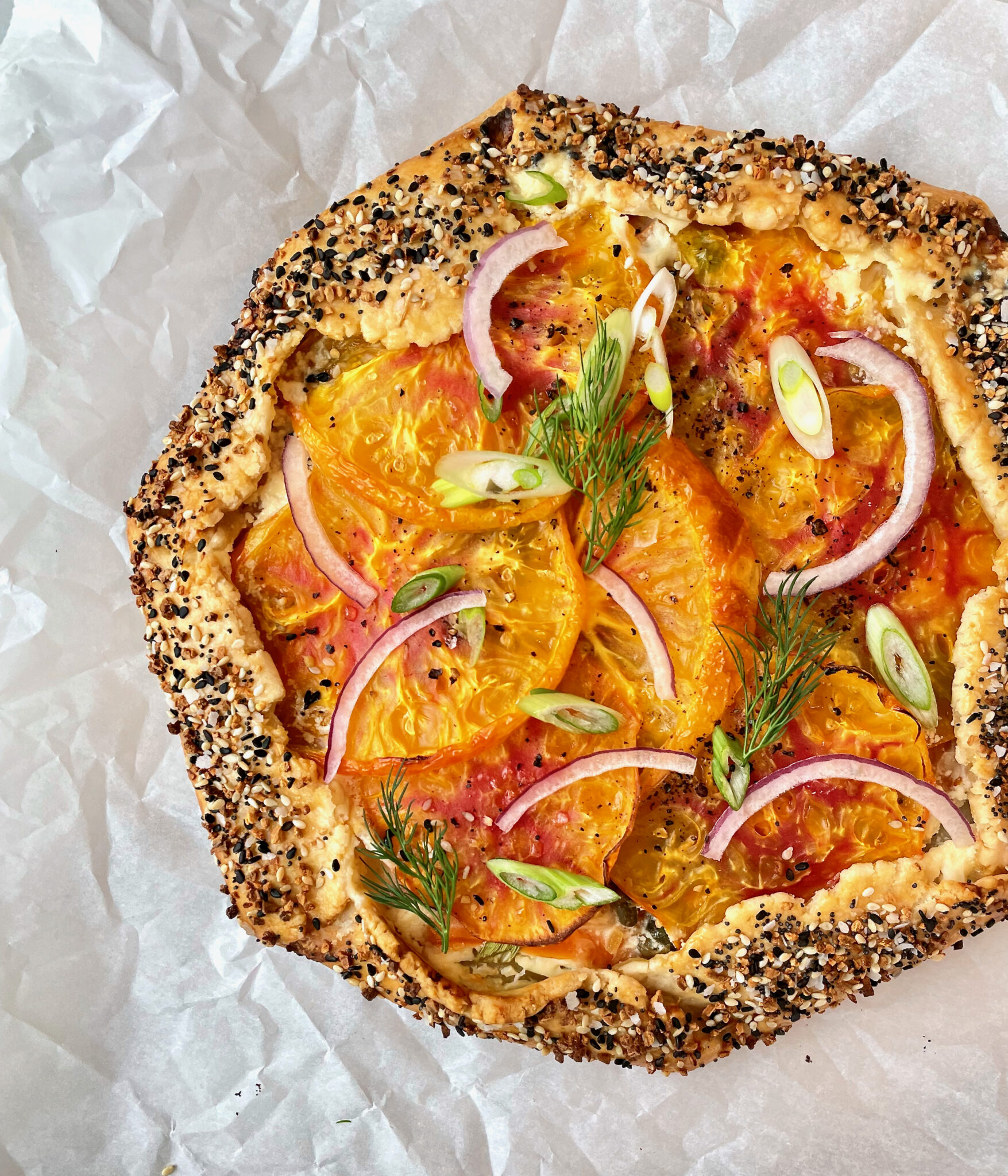 Everything Bagel Galette The Kitchen Scout